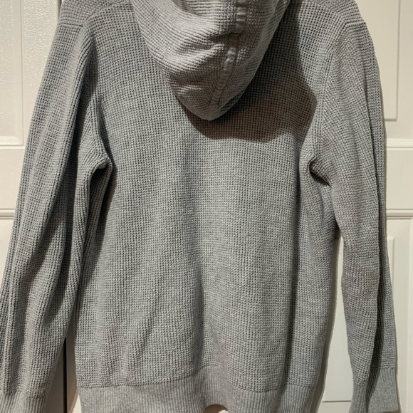 LL Bean Waffle Knit Zip Up Hoodie - Picture 5 of 5